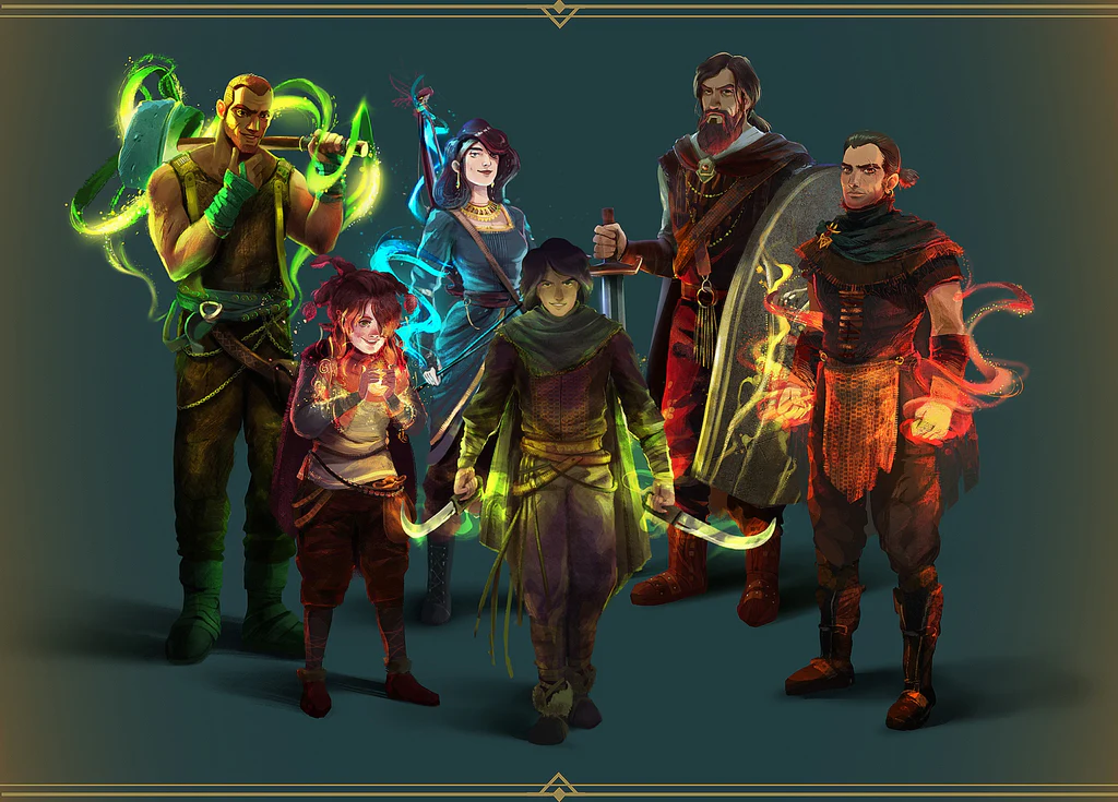 محافظان (کارکترها) بازی بردگیم فرزندان مورتا (Children of Morta: The Board Game)