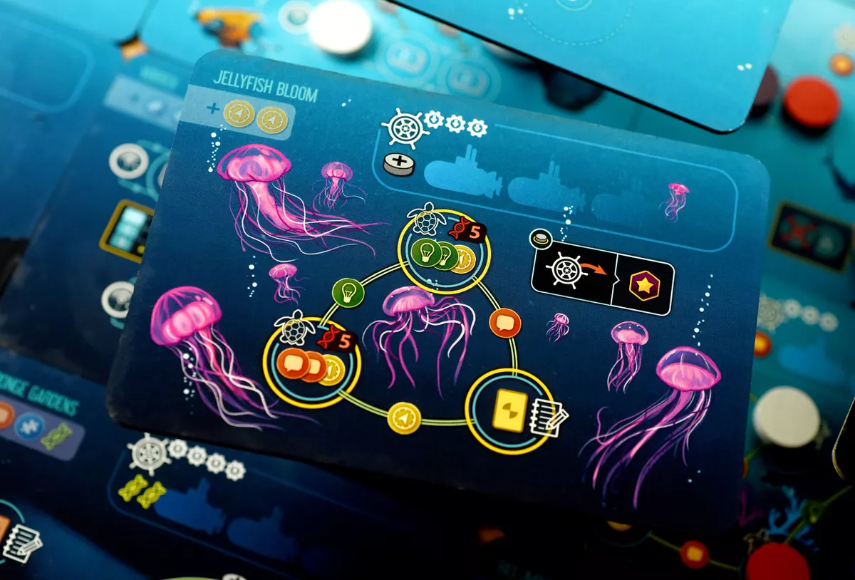 صفحه Jellyfish بازی رومیزی اندیور: دریای ژرف (Endeavor: Deep Sea)