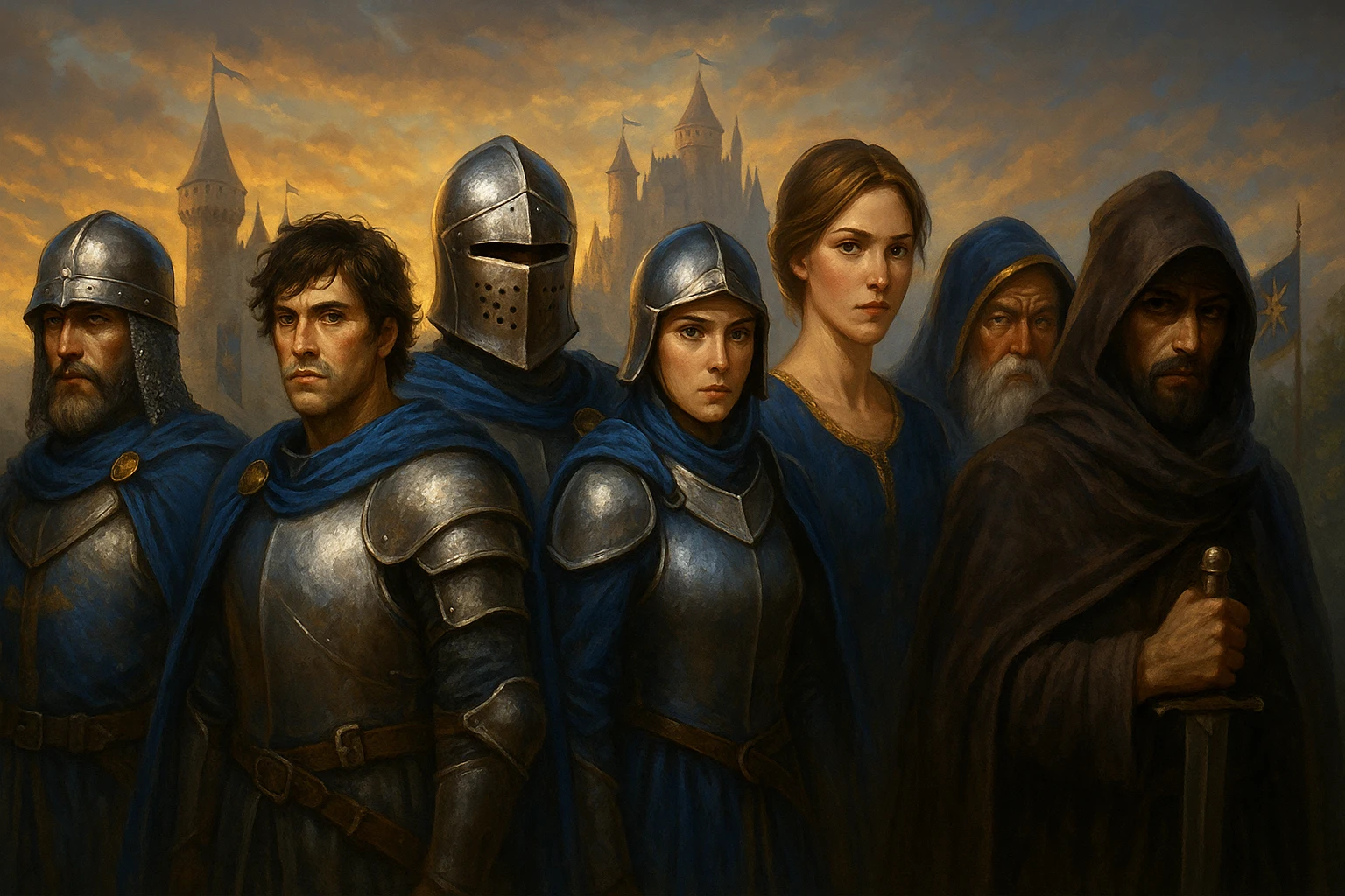 دنیای بازی رومیزی اولون Avalon boardgame's world شخصیت های بازی 