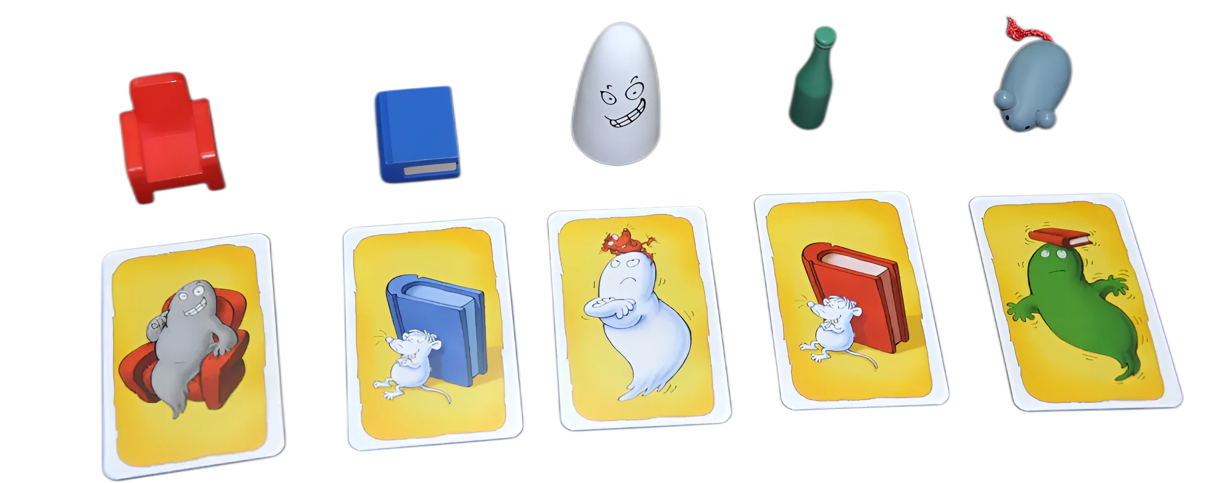 چند نمونه کارت از بازی حمله ارواح و جواب هرکدام از آن ها a few examples of ghost blitz boardgame and their answers